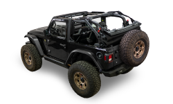 Bestop - Bestop 54728-17 Supertop Glide Soft Top Black Twill for 18-26 Wrangler JL 2DR - Image 4