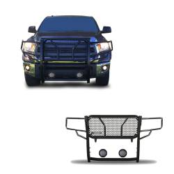 Black Horse Off Road - Black Horse RU-TOTU07-B-PLFB HD Grille Guard w/5.3" LED's Toyota Tundra/Sequoia - Image 1
