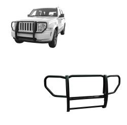 Black Horse Off Road - Black Horse 17A086400A Black Grille Guard for 08-12 Jeep Liberty - Image 1