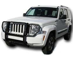 Black Horse Off Road - Black Horse 17A086400A Black Grille Guard for 08-12 Jeep Liberty - Image 2