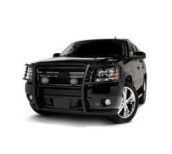 Black Horse Off Road - Black Horse 17A037400MA-PLFB Black Grille Guard w/LED for Avalanche/Suburban - Image 2