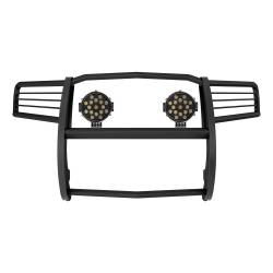 Black Horse Off Road - Black Horse 17A080202MA-PLB Black Grille Guard w/LED for 11-21 Jeep G. Cherokee - Image 1