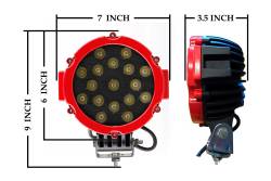 Black Horse Off Road - Black Horse 17A080202MA-PLR Black Grille Guard w/LED for 11-21 Jeep G. Cherokee - Image 2