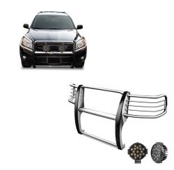 Black Horse Off Road - Black Horse 17A093902MSS-PLB SS Grille Guard w/LED for 06-18 Toyota RAV4 - Image 1