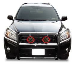 Black Horse Off Road - Black Horse 17A093902MSS-PLR SS Grille Guard w/LED for 06-18 Toyota RAV4 - Image 2