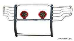 Black Horse Off Road - Black Horse 17FP30MSS-PLR SS Grille Guard w/LED for 09-14 Ford F150 - Image 2
