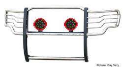 Black Horse Off Road - Black Horse 17FP32MSS-PLR SS Grille Guard w/LED for 15-25 Ford F150 - Image 2