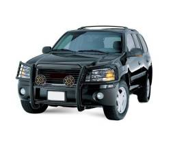 Black Horse Off Road - Black Horse 17GD26MA-PLB Black Grille Guard w/LED for Envoy XL - Image 2