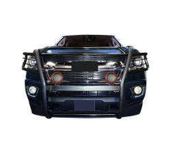 Black Horse Off Road - Black Horse 17GC15MA-PLFR Black Grille Guard w/LED for Colorado/Canyon - Image 1