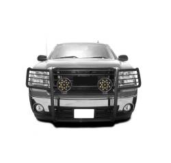 Black Horse Off Road - Black Horse 17GS10MA-PLB Black Grille Guard w/LED for 07-13 GMC Sierra 1500 - Image 2