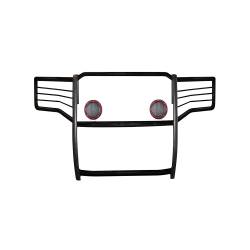 Black Horse Off Road - Black Horse 17GS14MA-PLFR Black Grille Guard w/LED for Sierra 2500/3500 HD - Image 2