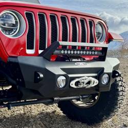 Rock Slide Engineering - Rock Slide FB-S-300-JL Front Bumper w/Winch Plate for Jeep Wrangler JL & JT - Image 5