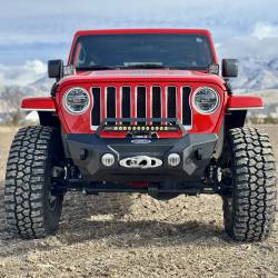 Rock Slide Engineering - Rock Slide FB-S-300-JL Front Bumper w/Winch Plate for Jeep Wrangler JL & JT - Image 7