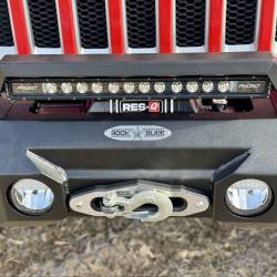 Rock Slide Engineering - Rock Slide FB-S-300-JL Front Bumper w/Winch Plate for Jeep Wrangler JL & JT - Image 10