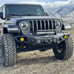 Rock Slide Engineering - Rock Slide FB-F-300-JL Mid Front Bumper w/Winch Plate for 18+ Jeep Wrangler JL/J - Image 5