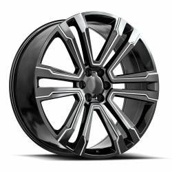 O.E. Revolution - O.E. Revolution Wheel G10 24x10 6x5.5 24mm Black/Machined G10-2410655+24GBML - Image 1