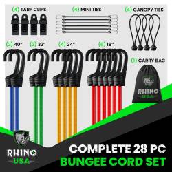 Rhino USA - Rhino USA RHINO-28-BNGE 28pc Bungee Cord Assortment - Image 2