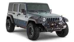 Bushwacker Pocket Style Rear Fender Flares-Black for Jeep JK 10080-02