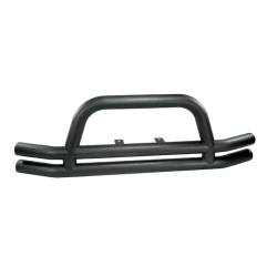 Rugged Ridge 11561.01 3" Double Tube Front Bumper Black for CJ Wrangler