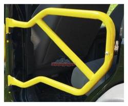 Steinjager - Steinjager Rear Tubular Trail Doors-Lemon Peel for Wrangler JK 4DR J0040961 - Image 1