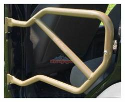 Steinjager - Steinjager Rear Tubular Trail Doors-Mil. Beige for Wrangler JK 4DR J0040959 - Image 1
