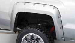 Bushwacker - Bushwacker Pocket Style Front/Rear Fender Flares Black GMC Sierra 40967-02 - Image 5