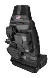 Rugged Ridge - Rugged Ridge MOLLE/Pals Cargo Front Seat Cover Black 13236.01 - Image 1