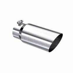 MBRP Exhaust - MBRP Exhaust T5052 Tip 5" OD Angled Single Walled 4" Inlet 12" Length T304 - Image 1