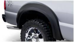Bushwacker Extend-a-Fender Rear Fender Flares Black Super Duty 20086-02