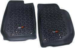 Rugged Ridge - Rugged Ridge Front Floor Liner Set Black for Wrangler JK 12920.03 - Image 1