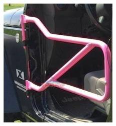 Steinjager - Steinjager Front/Rear Tubular Trail Doors-Pinky for Wrangler JK 4DR J0040938 - Image 2