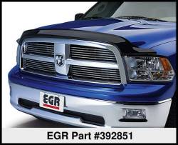 EGR - EGR 392851 AeroWrap Hood Guard Bugdeflector Smoke for 10-18 Ram HD - Image 2