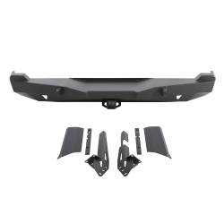 Smittybilt - Smittybilt 76850 XRC Rear Bumper Hitch Textured Blk for 84-01 Jeep Cherokee XJ - Image 1