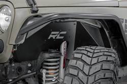 Rough Country Suspension Systems - Rough Country Front Inner Fender Liners Black for Jeep Wrangler JK 1195 - Image 5