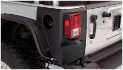 Bushwacker - Bushwacker Trail Armor Rear Corner Guards Black for Jeep JK 2dr 14009 - Image 3