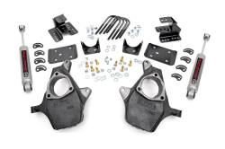 Rough Country Suspension Systems - Rough Country 2"/4" Suspension Lowering Kit Silverado/Sierra 1500 RWD 722.20 - Image 1
