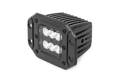 Rough Country Suspension Systems - Rough Country Black Series 2" Flush Mount LED Light Pods-Flood Pair 70113BL - Image 2