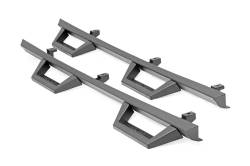 Rough Country Suspension Systems - Rough Country Contoured Drop Step Nerf Bars Black for Wrangler JK 4DR 90765B - Image 4