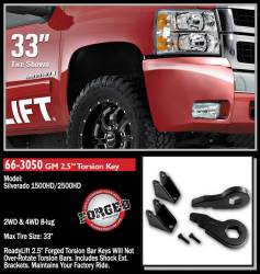 ReadyLift - ReadyLift 2.5" Suspension Leveling Kit 99-12 GM HD Trucks 66-3050 - Image 3