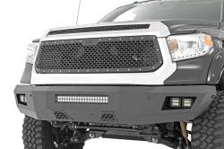 Rough Country Front Mesh Grille Insert Black for 14-17 Toyota Tundra 70222