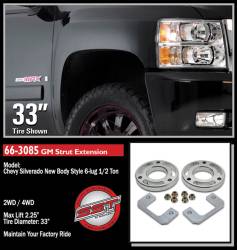 ReadyLift - ReadyLift 2.25" Suspension Leveling Kit 07-18 GM 1500 Truck/SUV 66-3085 - Image 2