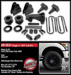 ReadyLift - ReadyLift 3.5" SST Suspension Lift Kit 11-16 Ford Super Duty 4WD 69-2531 - Image 2