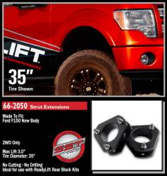 ReadyLift - ReadyLift 3.0" Suspension Leveling Kit 04-14 Ford F150 66-2050 - Image 3