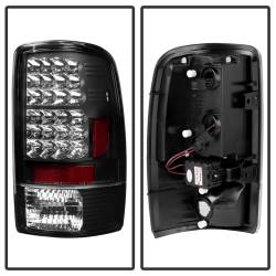 Spyder Auto - Spyder Auto 5001528 Black/Clear LED Taillights - Image 2