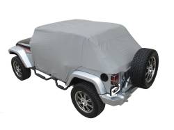 Rampage - Rampage 1164 Cab Cover w/Door Flaps Grey for 07-18 Jeep Wrangler JK 4DR - Image 2