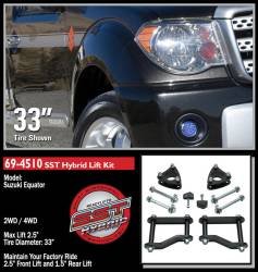 ReadyLift - ReadyLift 2.5" SST Suspension Lift Kit for Frontier & Xterra 69-4510 - Image 3