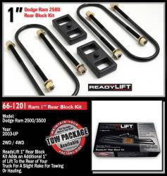 ReadyLift - ReadyLift 1.0" Rear Cast Iron Block w/U-bolt Kit for Ram 2500/3500 66-1201 - Image 2