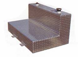 TrailFX - TrailFX 210851 Liquid Transfer Tank 75 Gal L-Shape 27x48x24" Alumi Lockable Cap - Image 1