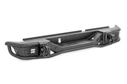 Rough Country Suspension Systems - Rough Country 10650 Tubular Black Rear Bumper for Gladiator JT - Image 2