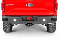 Rough Country Suspension Systems - Rough Country Heavy Duty Black Rear Bumper 15-20 Ford F150 10771 - Image 2